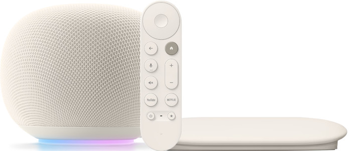 Google Home Speaker Créme + Google TV Streamer 4K Main Image