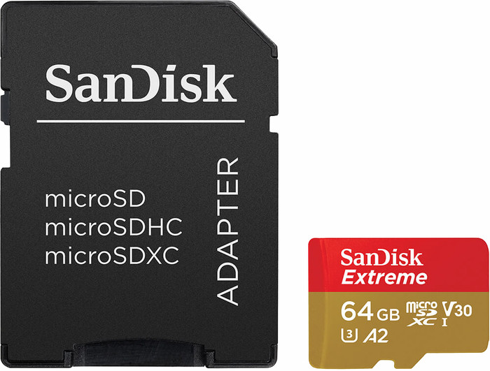SanDisk microSDXC vExtreme 64GB 80MB/s front