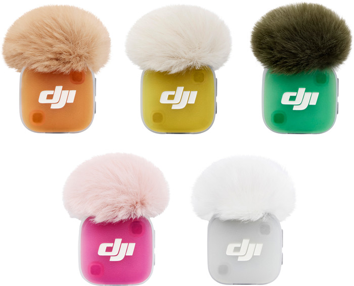DJI Mic Mini 2 Multi-Color Windscreens produit à l'usage