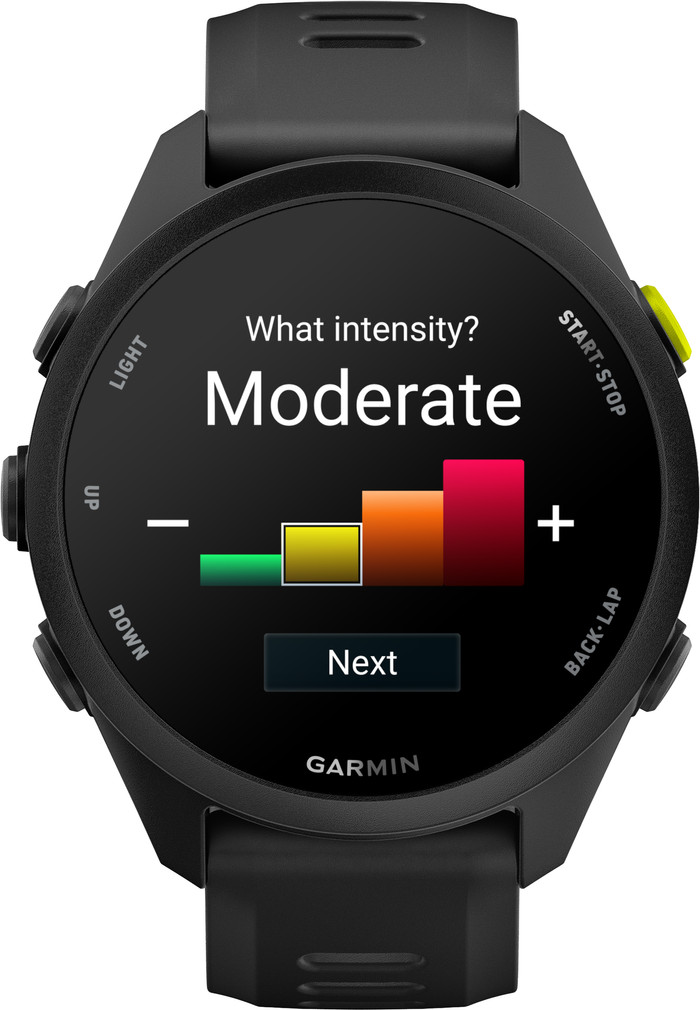 Garmin Forerunner 70 43 mm Zwart voorkant