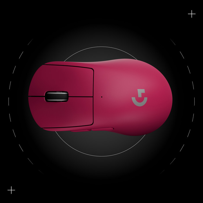 Logitech G PRO X Superlight 2 DEX Lightspeed Souris Gamer Sans Fil Magenta produit à l'usage