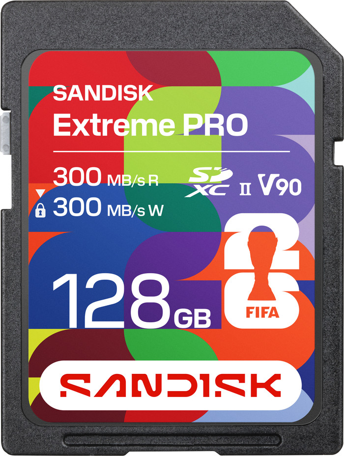 SANDISK SDXC Extreme PRO FIFA World Cup 2026 Edition 128GB 300MB/s Main Image