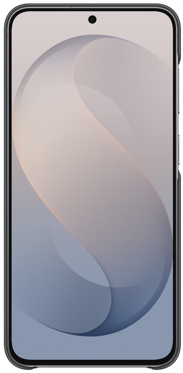 Samsung Galaxy S26 FE Siliconen Slim Back Cover met Magneet Zwart voorkant