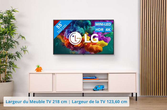LG Mini-LED 55" QNED85 (2026) visuel Coolblue 1