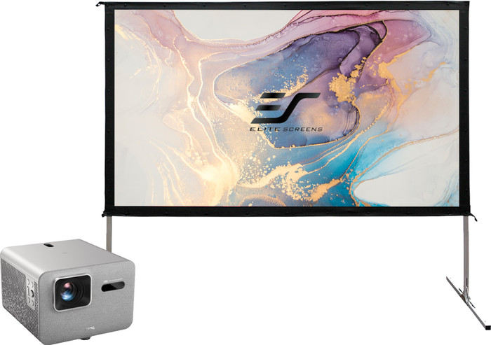 BenQ TK705i + Elite Screens Yard Master 2 100" Main Image
