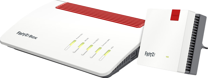 FRITZ!Box 7590 AX DSL + FRITZ!Repeater 1200 AX Main Image