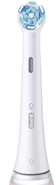 Oral-B iO Series 6N Licht Roze + extra iO Gentle Care opzetborstel detail