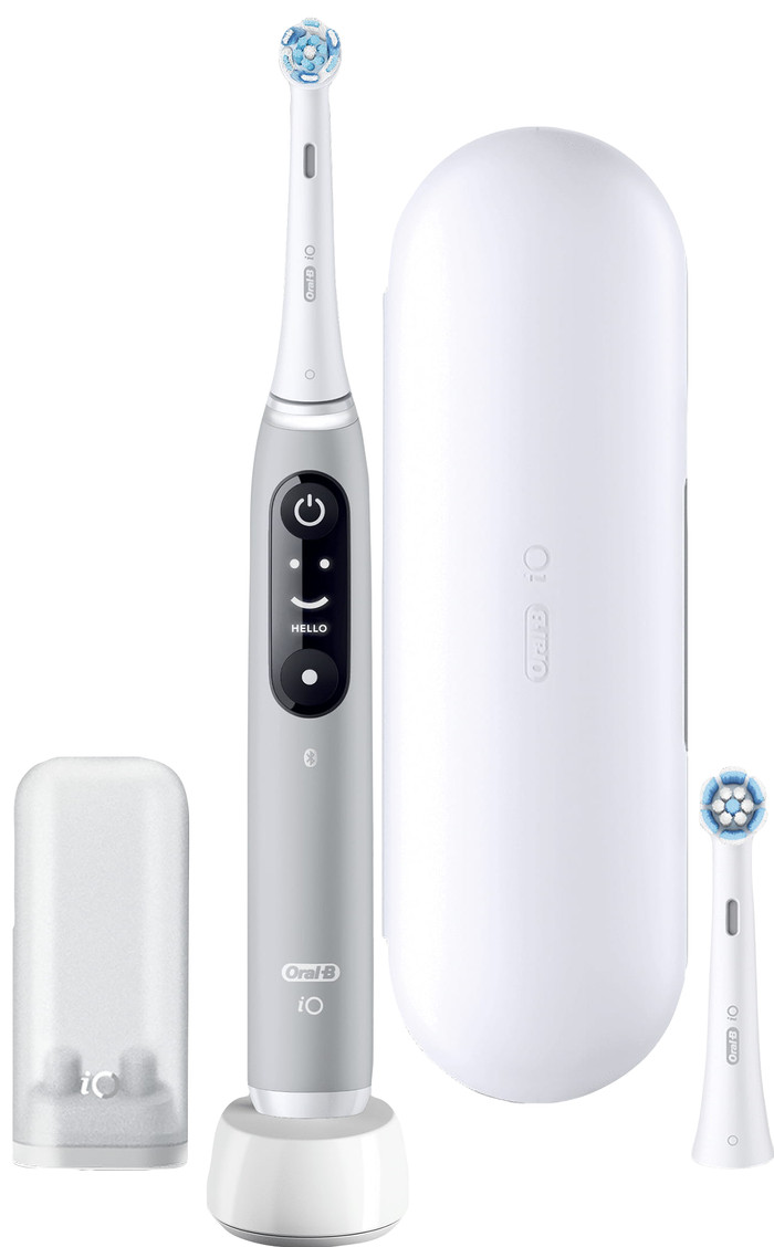 Oral-B iO Series 6N Grijs + extra iO Gentle Care opzetborstel Main Image
