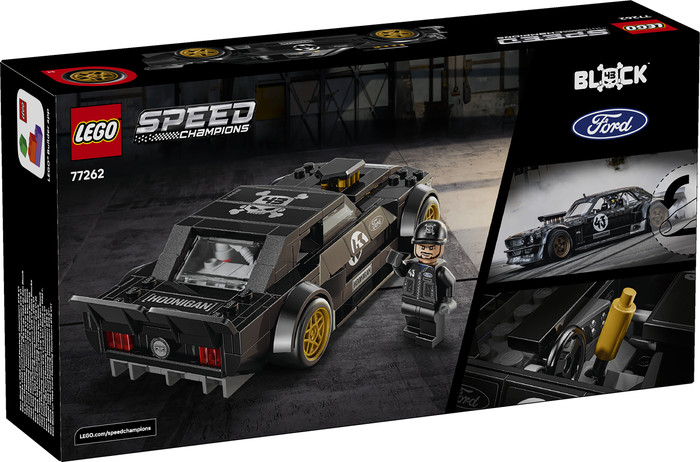 LEGO Speed Champions Ken Block's '65 Ford Mustang Hoonicorn V1 77262 verpakking