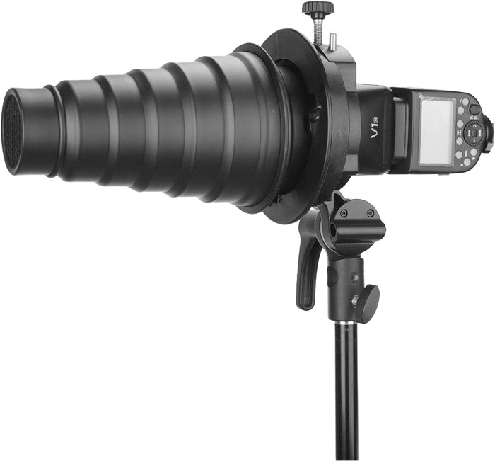 Godox S2-type Bracket Bowens produit à l'usage