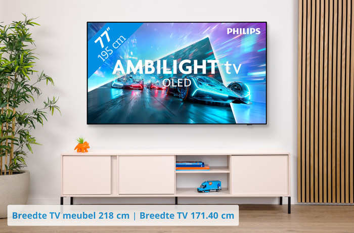 Philips Ambilight 77" OLED761 (2026) visual Coolblue 1