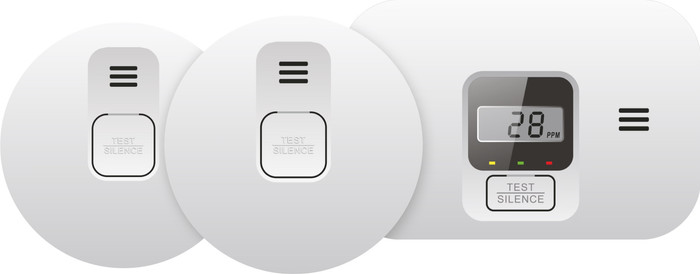 Elro Blue Line CBFS58R Détecteur de Fumée Lot de 2 + Détecteur de Monoxyde de Carbone Main Image