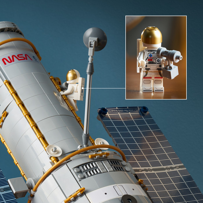 LEGO Icons Ruimtetelescoop Hubble 11382 detail