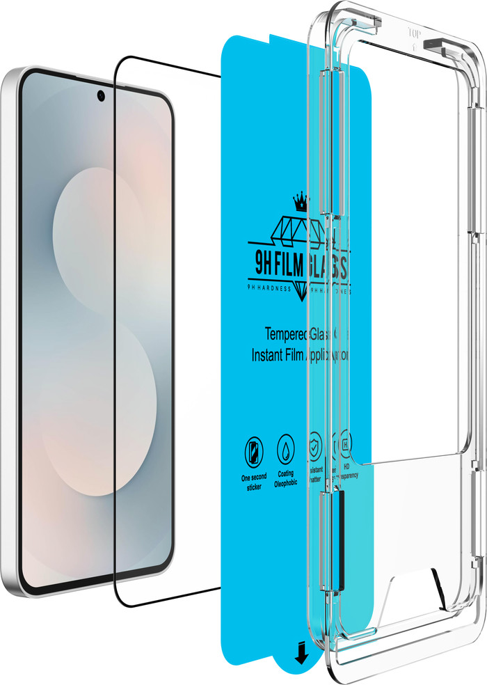 Just In Case Tempered Glass Samsung Galaxy S25 FE Protège-écran côté gauche