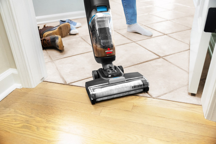 Bissell CrossWave HF2 Pro product in gebruik
