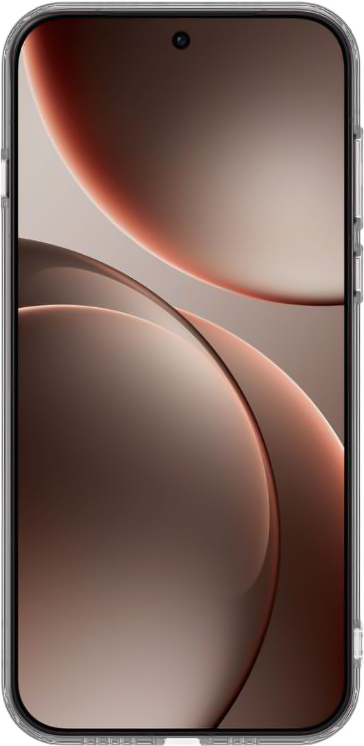 Just in Case Soft Design Oppo Find X9 Pro Back Cover Transparant voorkant