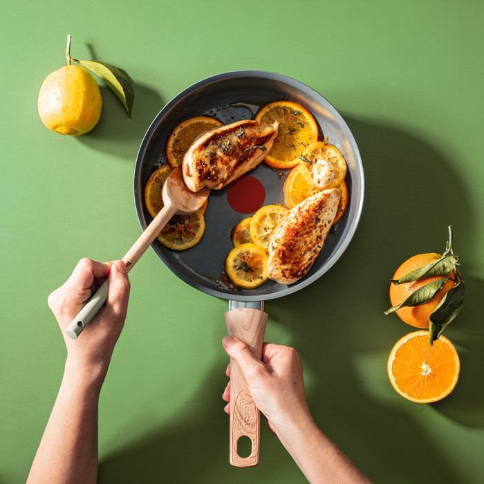 Tefal Renew Poêle Paysanne Céramique 24 cm produit à l'usage