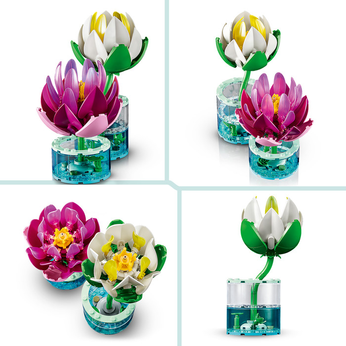 LEGO Botanicals - Les Nénuphars 11511 détail