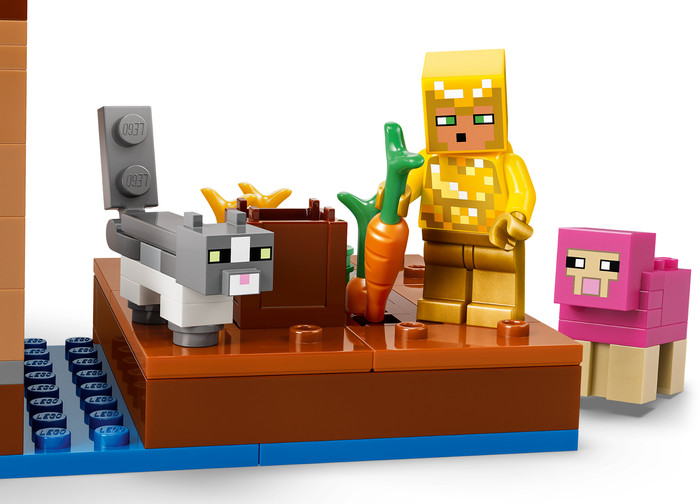 LEGO Minecraft - L'Évocateur à l'Attaque du Village 21596 détail