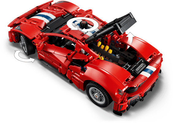 LEGO Technic - Voiture Ferrari 488 PISTA 42235 détail