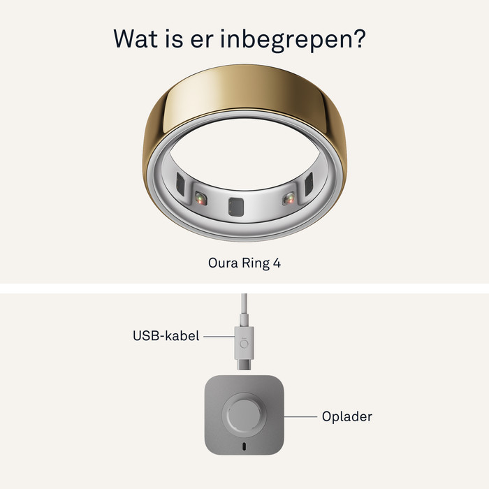 Oura Ring 4 Maat 12 Goud visual leverancier