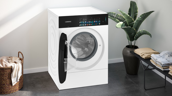 Siemens WG64F7ACNL intelligentDosing iconicEdition product in use