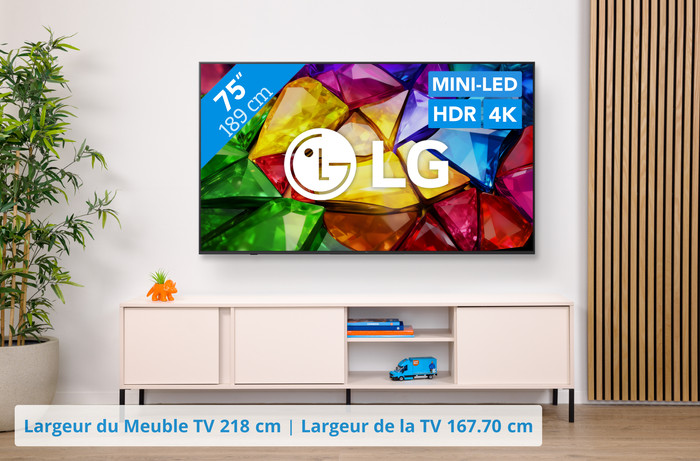 LG RGB Mini-LED 75" B86 (2026) visuel Coolblue 1