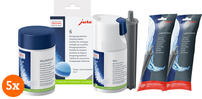 Jura Pack d'Entretien Série WE 0,5 an + Nettoyeur de Lait Main Image