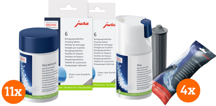 Jura Pack d'Entretien Série WE 1 an + Nettoyeur de Lait Main Image