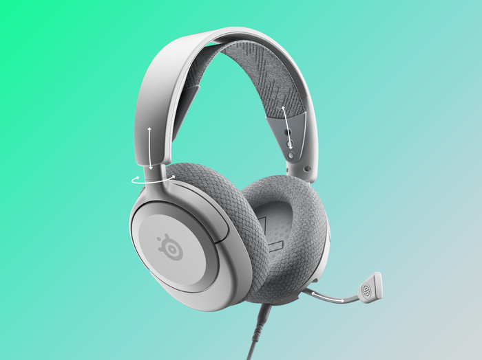 SteelSeries Arctis Nova 1 Wit null