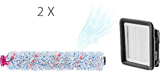 BISSELL 3570N Crosswave C6 Cordless Pro - 3-en-1 Nettoyeur de Sol null