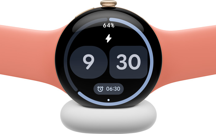 Google Pixel Watch 5 Roze 41mm voorkant