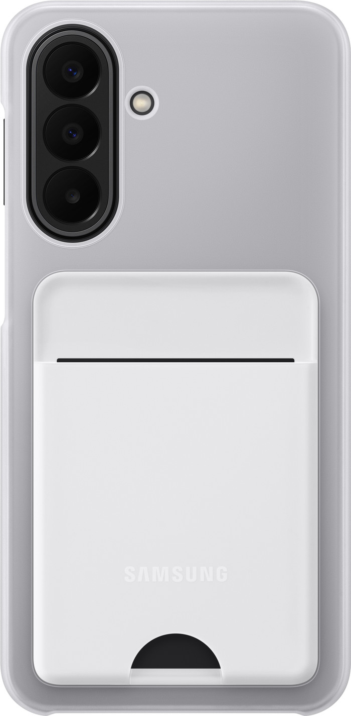 Samsung Galaxy A27 Back Cover Porte-Carte Gris Main Image