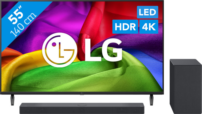 LG Led 55" NU800 (2026) + LG DS40T Main Image