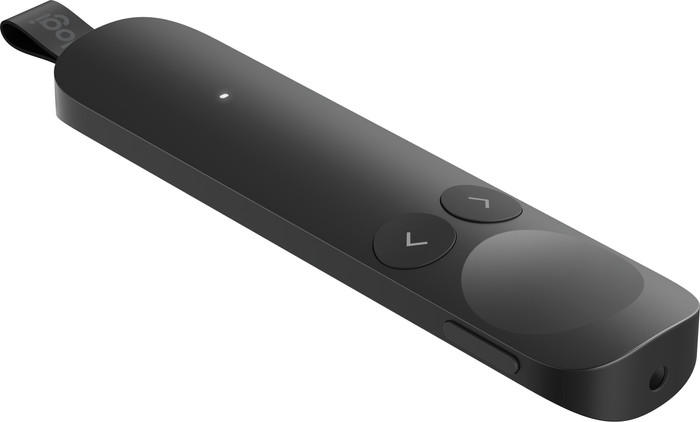 Logitech Spotlight 2 Draadloze Presenter Zwart linkerkant