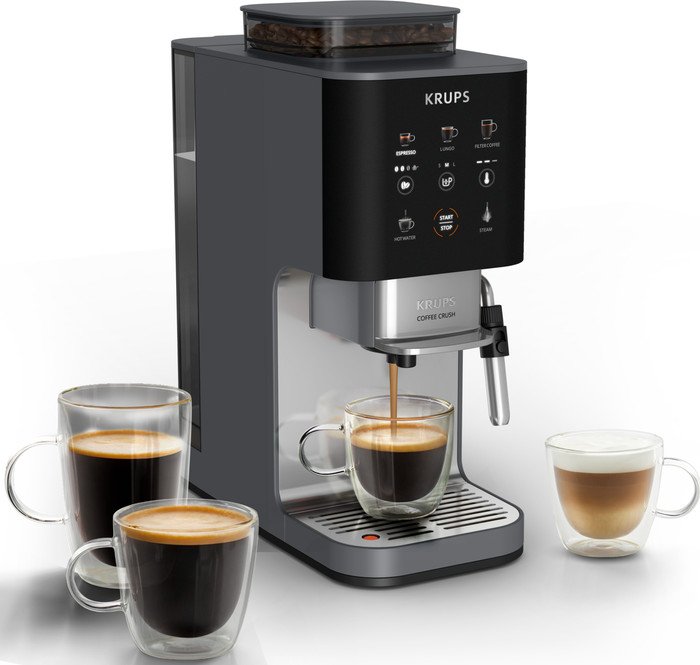 Krups Coffee Crush SA404BB linkerkant