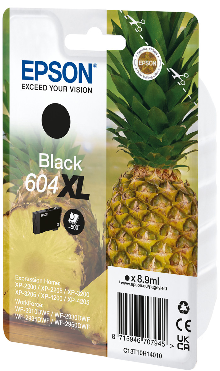 Epson 604XL Cartridge Black packaging