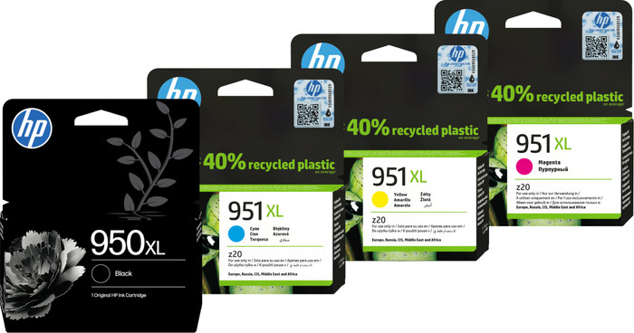 HP 951XL Cartridges Zwart/Kleur Combo Pack Main Image
