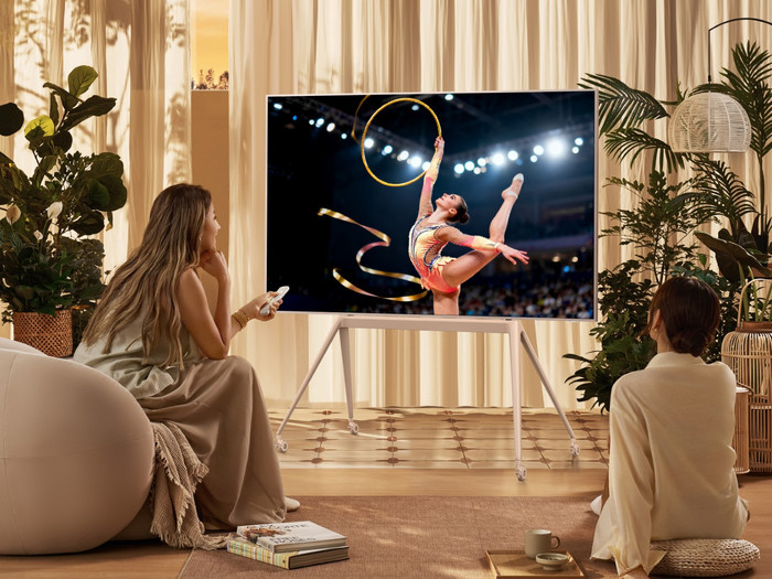 TCL QD Mini-led 75" A400 Pro (2026) product in gebruik