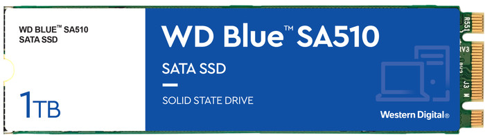 WD Blue SA510 1TB SATA M.2 SSD voorkant