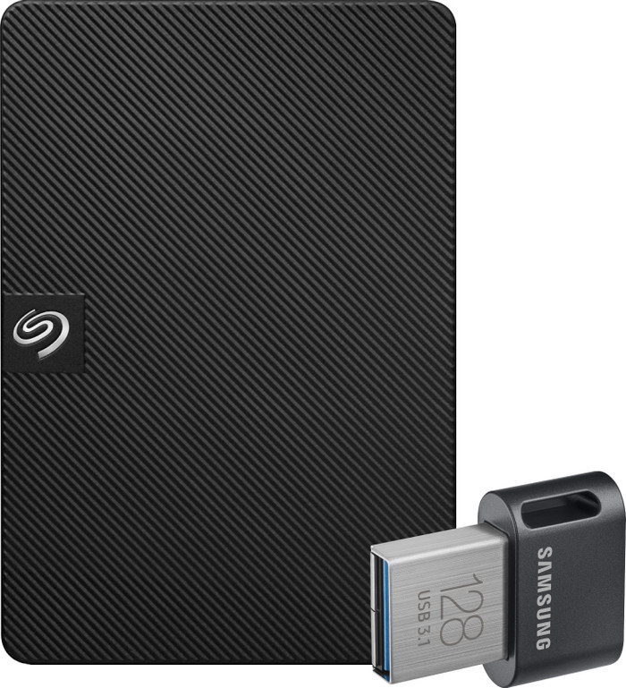 Seagate Expansion Portable 5TB + Samsung Fit Plus USB 128GB Main Image