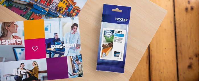 Brother LC-426 Cartouche Cyan produit à l'usage