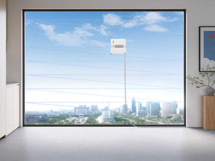 Ecovacs WINBOT mini 2 product in gebruik