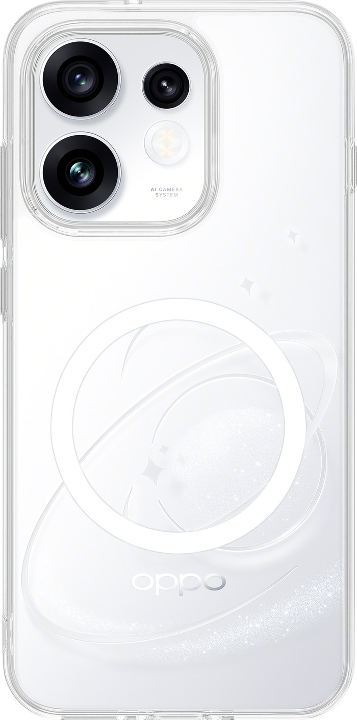 OPPO Reno16 / Reno16 Pro Back Cover avec Aimant Transparent Main Image