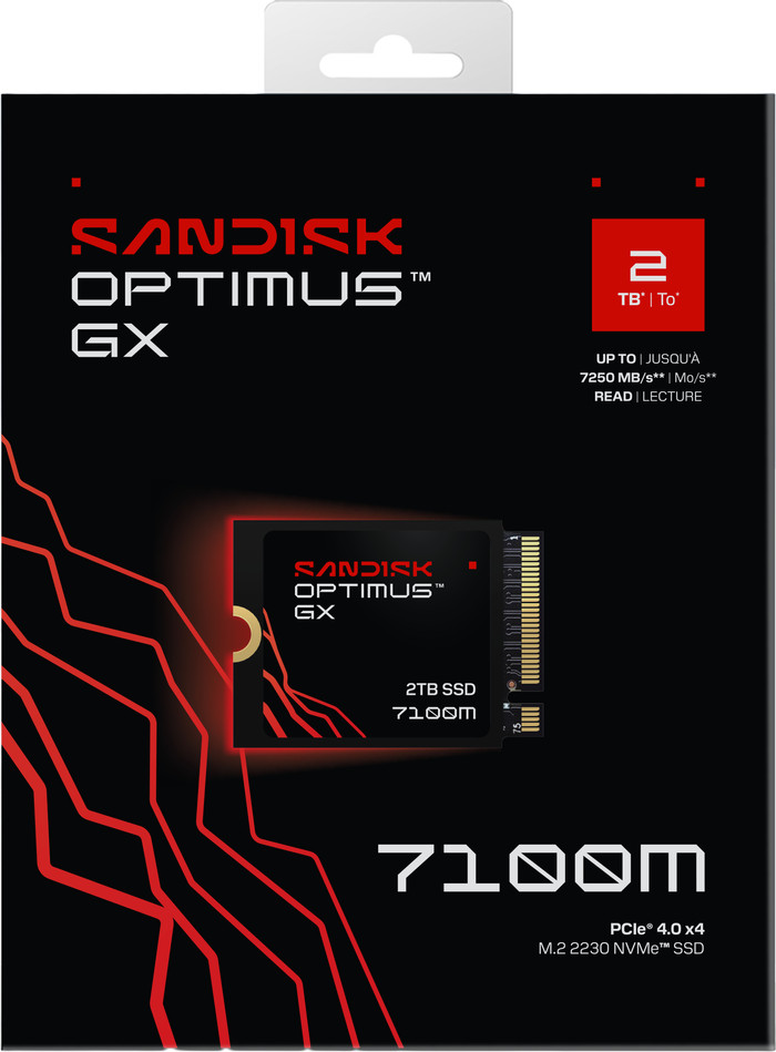 SANDISK Optimus GX 7100M 2TB NVMe SSD Main Image