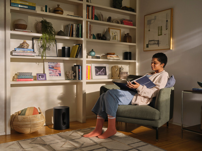 Sonos Sub Mini Black product in use