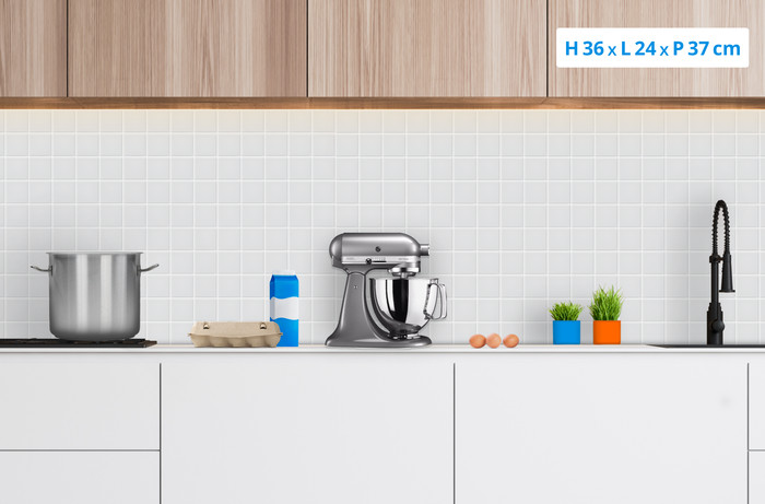 KitchenAid Artisan Robot de Cuisine 5KSM125 Gris Argent visuel Coolblue 1