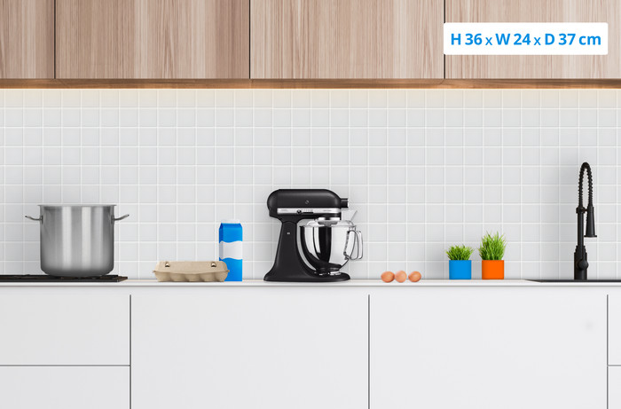 KitchenAid Artisan Mixer 5KSM175PS Cast Iron Black visual Coolblue 1