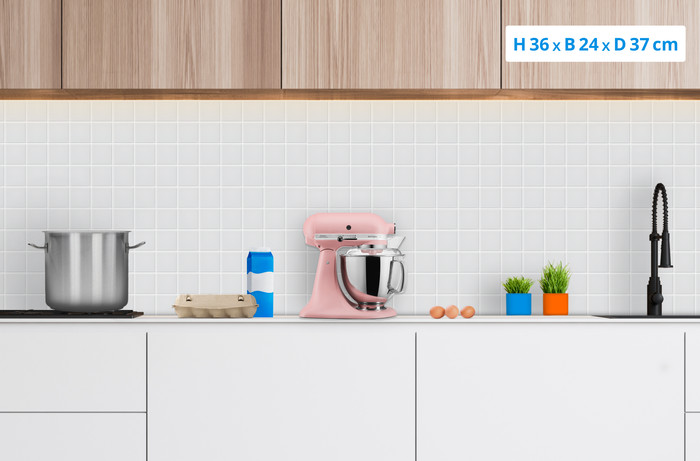 KitchenAid Artisan Mixer 5KSM175PSEDR Mat roze visual Coolblue 1
