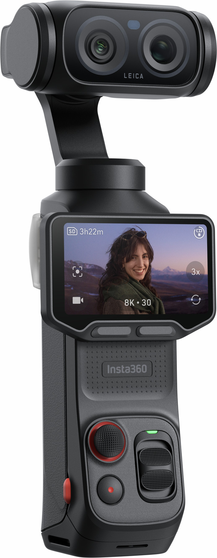 Insta360 Luna Ultra Noir côté gauche